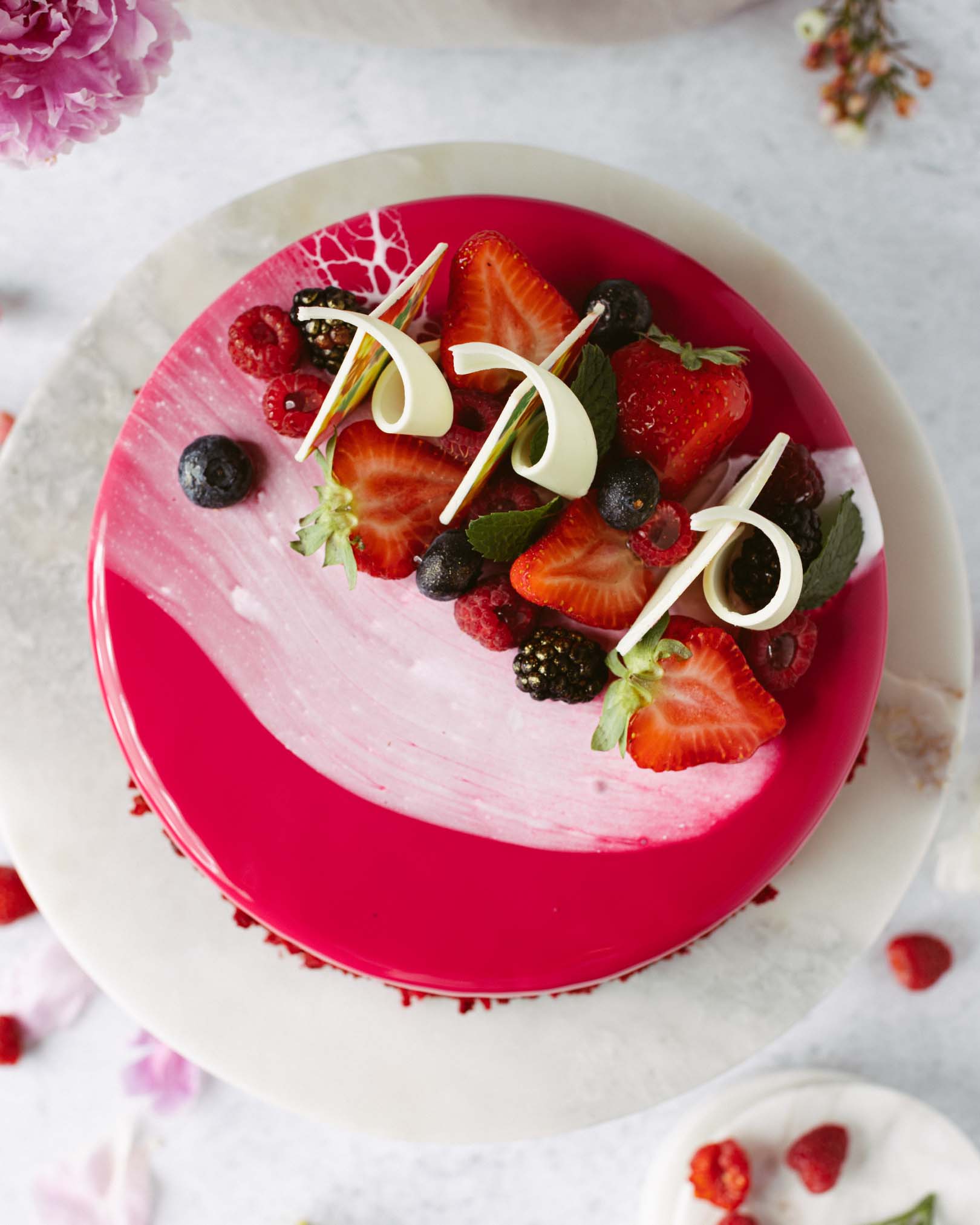 Tort Mousse de zmeura 3