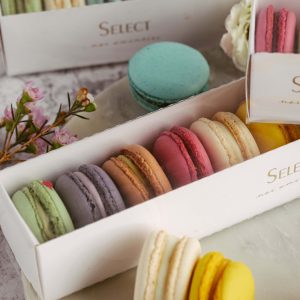 Cutie macarons medie